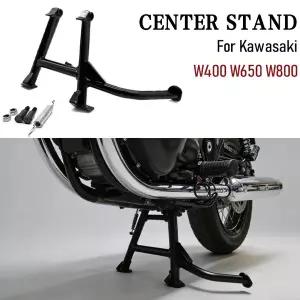 가와사키 W400 W650 W800 오토바이용 하이웨이 센터 킥스탠드 중앙 스탠드 주차 홀더 지지대 스트리트 W800