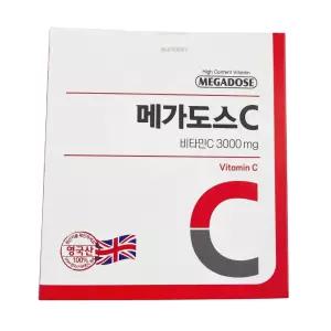 고려은단 메가도스 비타민C 3000 X 100포 (단일1박스)