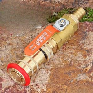 호스 노즐 25mm 부속 노란색 폼관창 65mm 창 호스 삼각대 옥내소화전