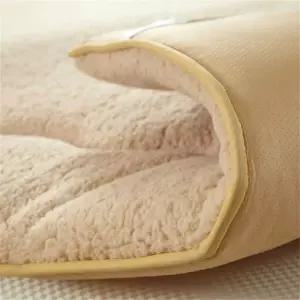 CLOVER 자가발열매트 침대패드 따뜻한 매트리스 보온 자가발열토퍼 베이지 0.