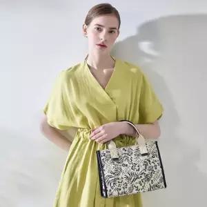 에스콰이아 여성 보타닉 캔버스백 EXEFHB025IV