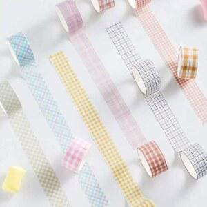 장식 WASHI 마스킹 테이프 공급 앨범 사진 일기 사무실 종이 스티커 편지지 학교 스크랩북