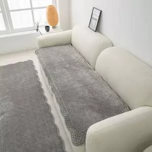 [NS홈쇼핑][르헤브] 브리 극세사 목화솜 워싱 쇼파패드 3인용[35842111]