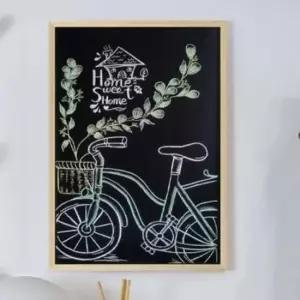 [문구/오피스] 중형 벽걸이 미니 블랙 메모 보드 칠판 30X40cm