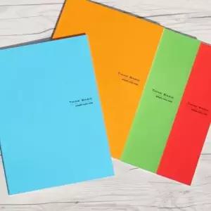 [문구/오피스] 유선노트 4권 세트 B5 사이즈 컬러 디자인 노트 학용품 문구