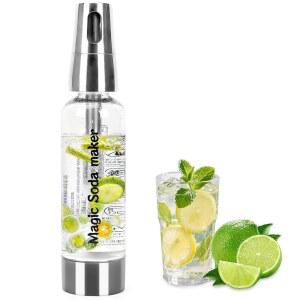 소다 사이펀 1L 휴대용 탄산수 제조기 가향 음료용 소형 기계 재사용 가능 키트 가정 및 실외용 여행용