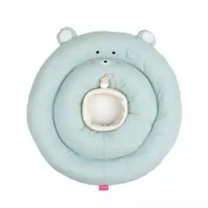 [반려] 패리스독 반려동물 뉴베프카라 곰 블루 L 강아지쿠션넥카라 강아지목보호대 강아지목카라