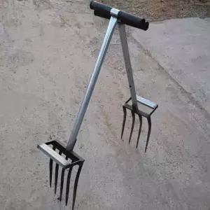 텃밭 포크 곡갱이 밭갈이 단조 도라지창 삽쇠 쇠갈퀴 쟁쇠