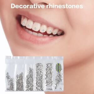 치아 다이아몬드 크리스탈 미백 스터드 아크릴 장식품 보석 장신구 재료