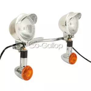 호환   VT 섀도우 에이스 클래식 500 700 750 1100할리 다이나 스포츠터 투어링 XL 1200용 크롬 패싱 턴 시