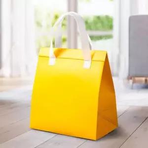 TBZ 은박 보온보냉백 간이 케이크 보냉가방 파우치 옐로우