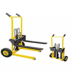 유압 핸들카 손 00kg 스태커 지게차 미니 운반기 물류센터