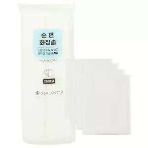 [에스에스_62]스킨팩화장솜 메이크업 패드 200매 1P