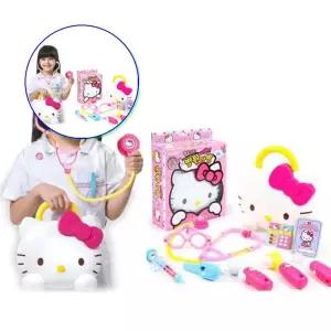 쌍문상회 지금 필요한 병원장난감 어린이 키티 진찰 놀이 삐뽀 가방 세트