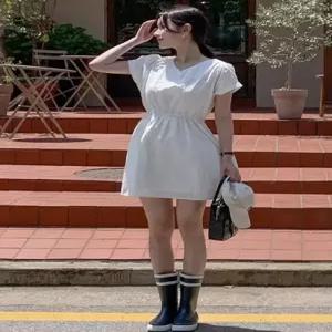 프라치 투웨이 퍼프 미니 면원피스_M4702