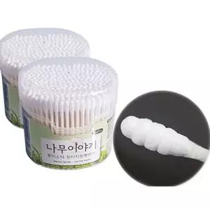 [에스에스_62]영수 아기면봉 종이스틱 원형 통 면봉 회오리