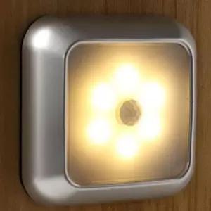 [데코] LED 웜색 센서등 실버 아파트현관등 인테리어조명 직부조명 계단등 발코니직부등