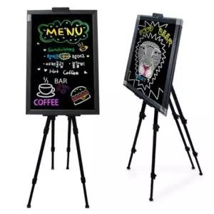 금강칠판 블랙보드 50X70CM +사각이젤