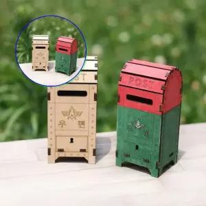 쌍문상회 지금 필요한 63빌딩모형 나무DIY조립 우체통 건축 만들기