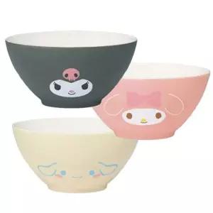 도자기라면그릇 산리오 도자기 얼굴 덮밥그릇 1P 라면 우동 대접 식기 씨리얼그릇