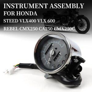 혼다 오토바이 계기판, 연료 게이지 속도계 주행 거리계 타코미터, Honda Steed VT VLX 400 600 Rebel CA250 CMX250