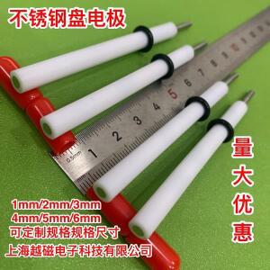 316L 스테인레스 스틸 디스크 전극 6mm 약