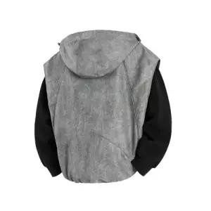 남친 캐주얼 가을 후드 나시 조끼 야상 내추럴 민소매 더러워 BE3