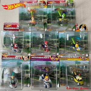 핫휠 마리오 카트 캐릭터 자동차 글라이딩 오토바이 GVD30 용 장난감 수집가 선물 비원격 제어 모델 차량