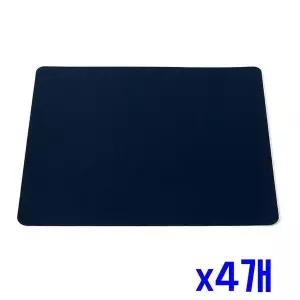 TBZ 편리한 가죽 심플 마우스패드(블랙) x4개