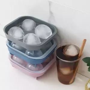 홈카페소품 큰아이스볼 얼음틀 왕구슬 얼음 만들기 실리콘 용기