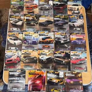 재고 있음 핫휠  카 컬쳐 패스트 앤 퓨리어스 시리즈 컬렉션 고품질 합금 자동차 장식 서프라이즈 장난감