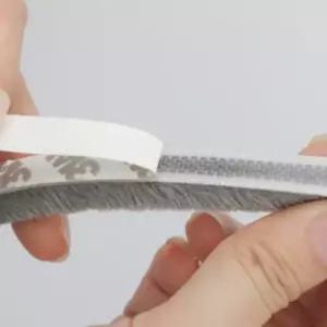 두께별 샷시 창문 모헤어 문풍지 바람막이 방풍 창틀 틈새 틈막이 테이프 잘라쓰는 5미터