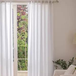 고밀도 쉬폰커튼 아일렛형 핀형 긴창 135x233cm/커텐 커튼 창문커튼 창문커텐