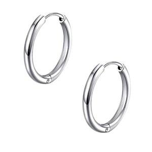 Yoursf 여성 귀걸이, 3쌍 세트, 심플, 지르코니아 925 실버, 인기, 액세서리, 선물