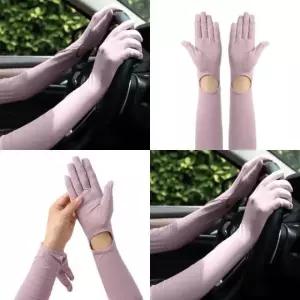 아이스 장갑 쿨토시 여성용 퍼플 손등장갑자외선차단 손등커버