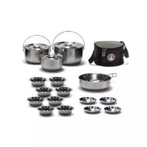 베이클라이트재질 까사니 무광스텐 코펠세트 6~7인용