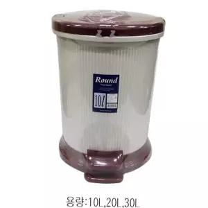 다용도휴지통 IS-SA 브니엘 파스텔 원페달 휴지통 30L