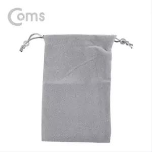 여행용 다용도 벨벳 파우치 10x17cm light gr BT174 Coms 여행용 다용도 벨벳