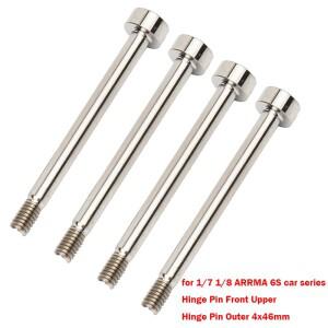 티타늄 합금 힌지 핀 전면 상단/외부 4x46mm 1/7 ARRMA 6S EXB 자동차 TYPHON MOJAVE NOTORIOUS FIRETEAM