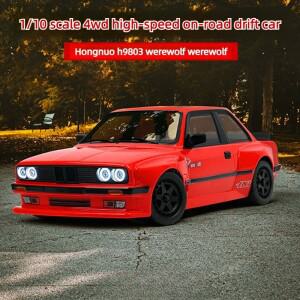 H9803 RC 1/10 4WD 드리프트 카 2.4GHz 쿨 라이트 브러시리스 bldc 고속 RTR 원격 조종 레이싱카 선물