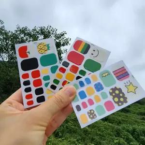 [에스에스_62]패디스티커 네일스티커 셀프 패디큐어