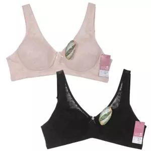 [에스에스_63]인견브라 자수 노와이어 B컵브라