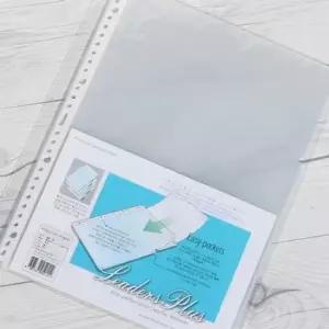 3공바인더비닐속지 3공바인더 루즈리프 내지/비닐 속지 10팩(100매) A4