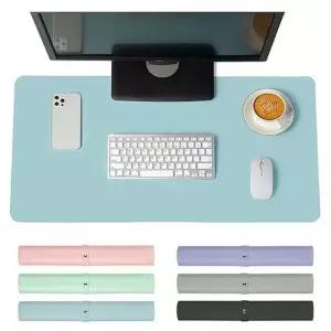 [에스에스_63]가죽 책상 방수 키보드 데스크매트 80x40