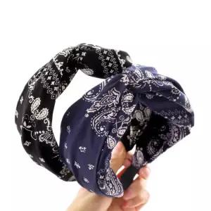 [에스에스_63]페이즐리 디자인 머리 헤어 띠