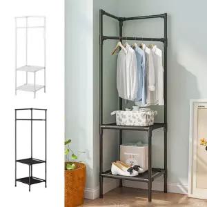 [에스에스_63]틈새 수납 선반 스탠드 키큰 옷걸이행거 옷장