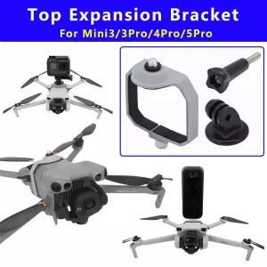 DJI MINI 3/4/5Pro 드론 고정용 탑 익스텐션 브래킷 GoPro Insta360 Go 3S Ultra Action5 카메라 어댑터 마