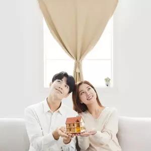 [에스에스_63]셀프 암막 패브릭 붙이는 가림막 커텐 1.5x2m