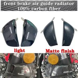 혼다 CBR650R CB650R 프론트 브레이크 에어 가이드 라디에이터 탄소 섬유 켈리퍼 방열