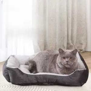 강아지 침대 중형견 극세사 사계절 펫방석 대형견 세탁